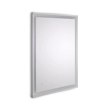 Espejo de baño Heracles con iluminación LED frontal y decorativa (AC 230V 50Hz)